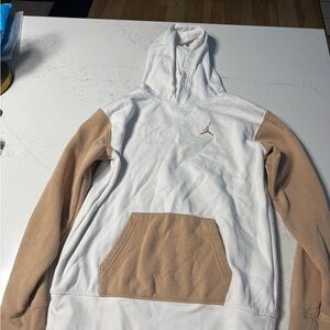 Jordan White and Brown Hoodie